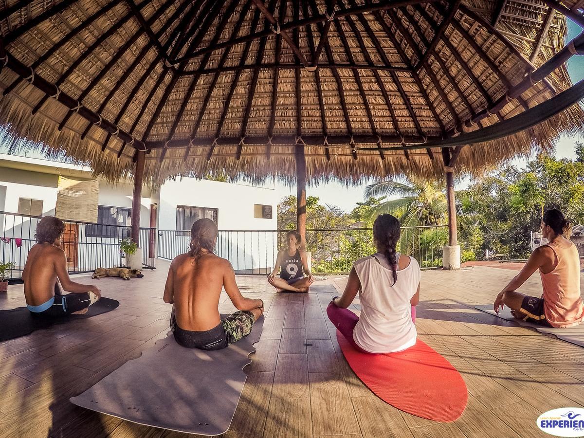 Brisas de Zicatela Experiencia Surf Camp旅舍 外观 照片