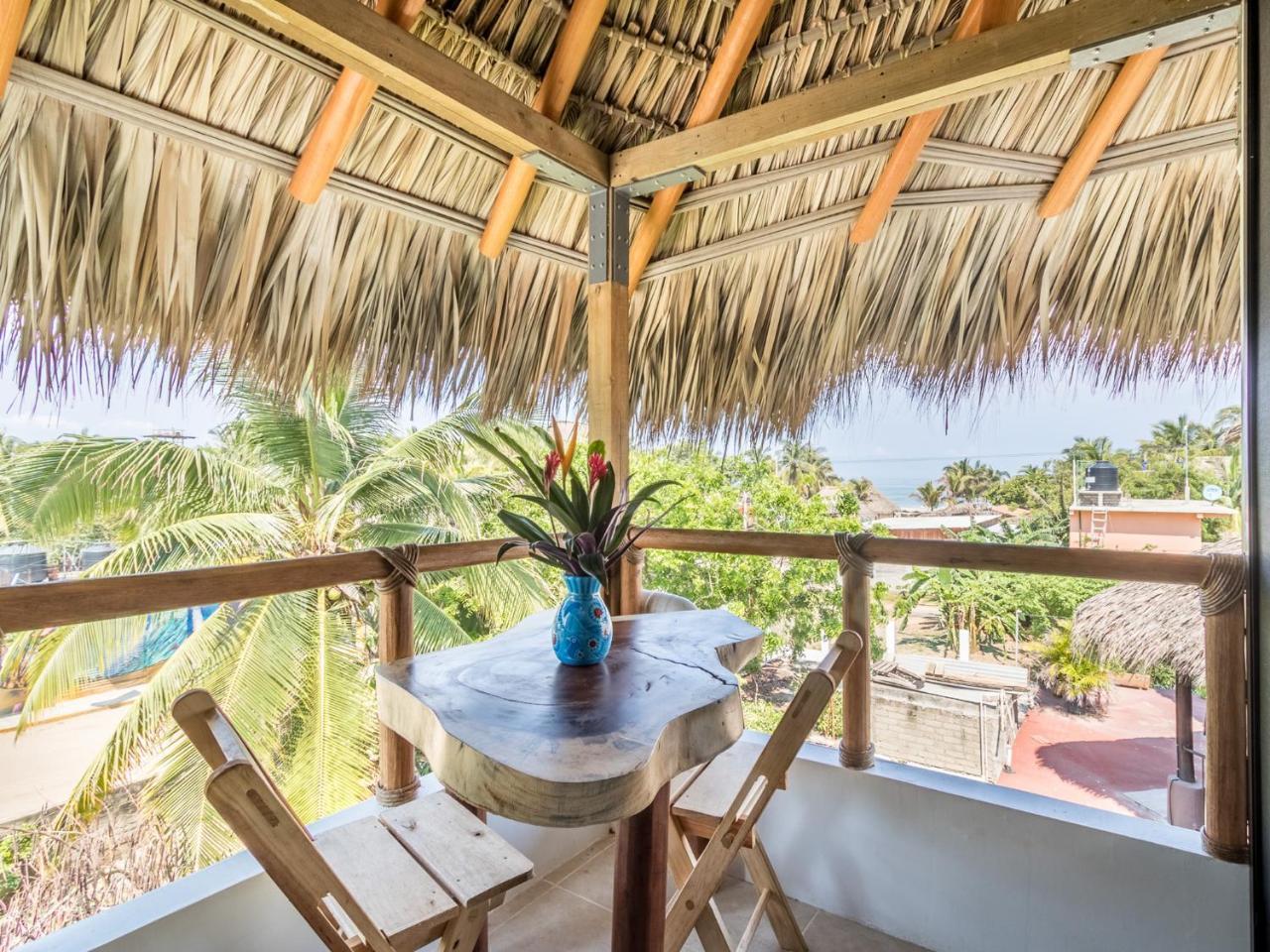 Brisas de Zicatela Experiencia Surf Camp旅舍 外观 照片
