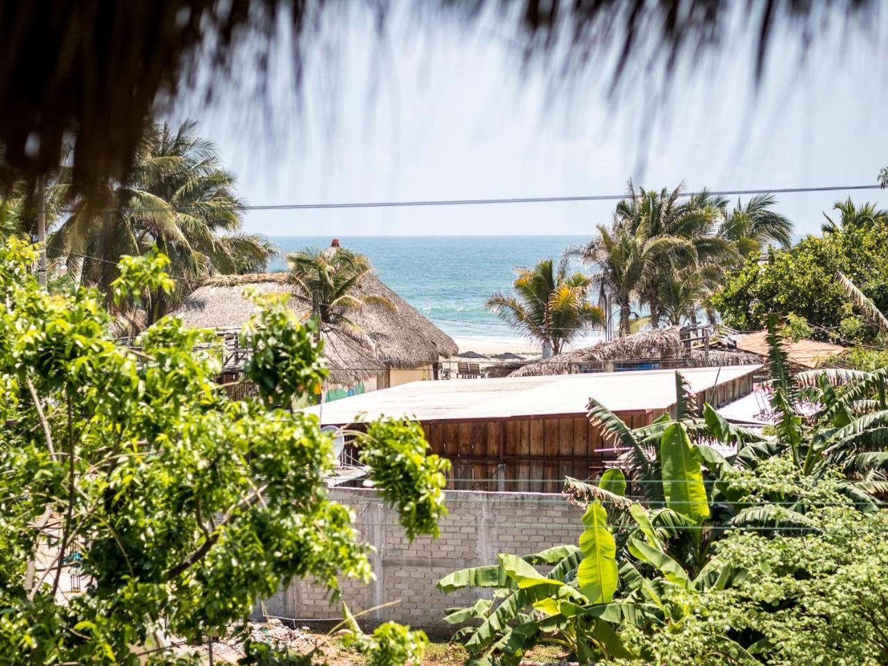 Brisas de Zicatela Experiencia Surf Camp旅舍 外观 照片