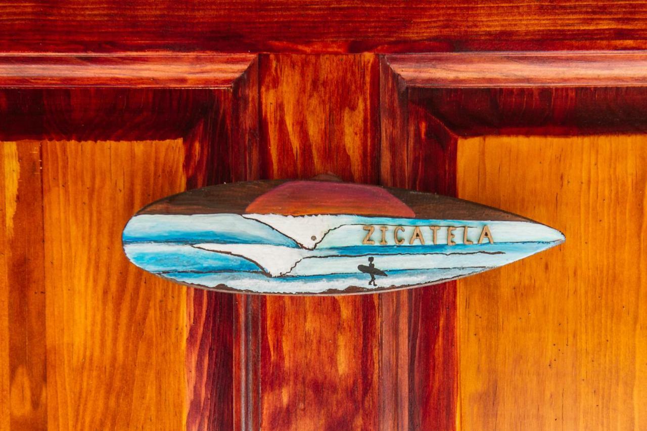 Brisas de Zicatela Experiencia Surf Camp旅舍 外观 照片